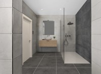Virtual staging koupelna moderni